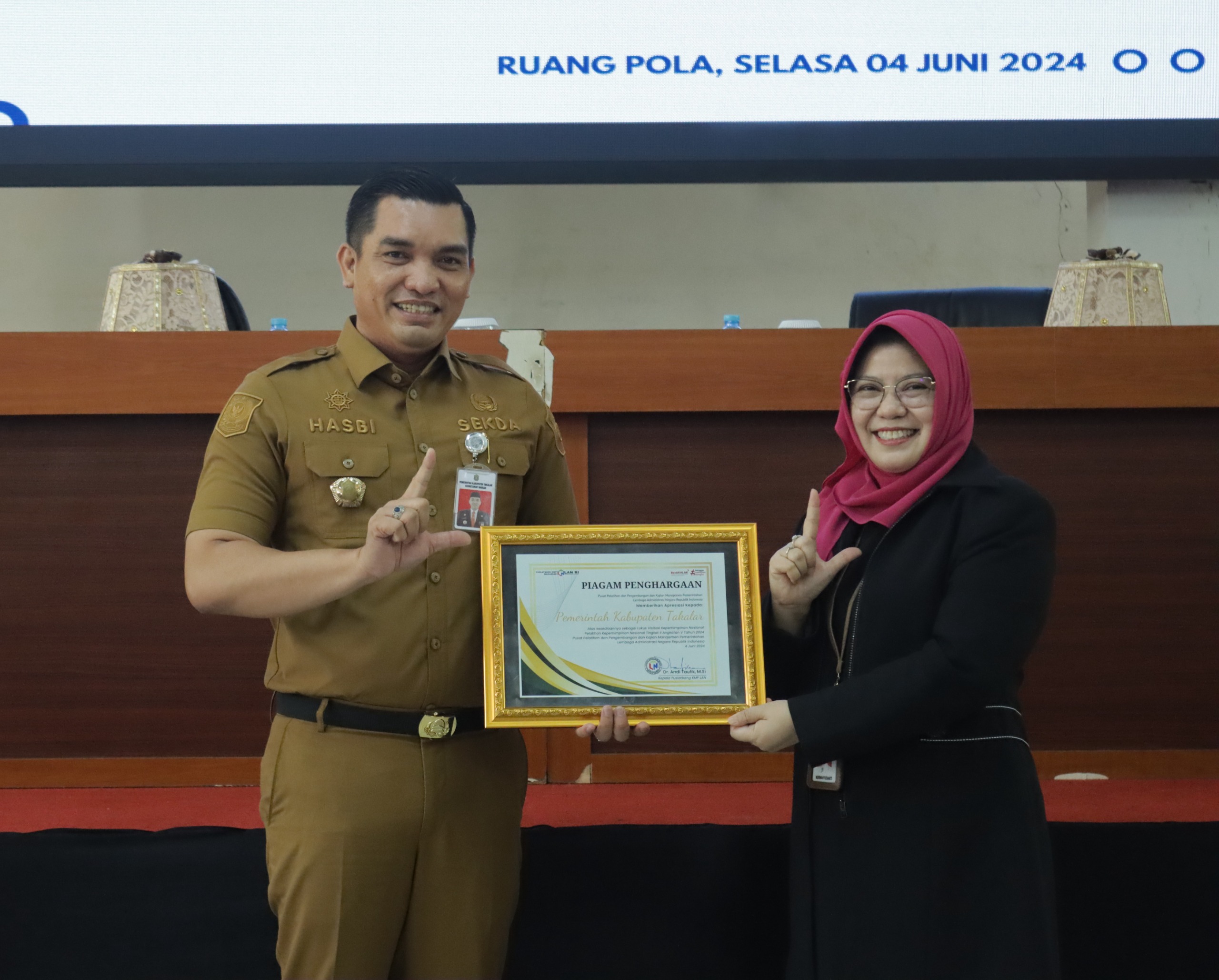 Sekda Takalar Terima Peserta Locus Visitasi Kepemimpinan Nasional Peserta PKN Tk. II Angkatan V Puslatbang KMP