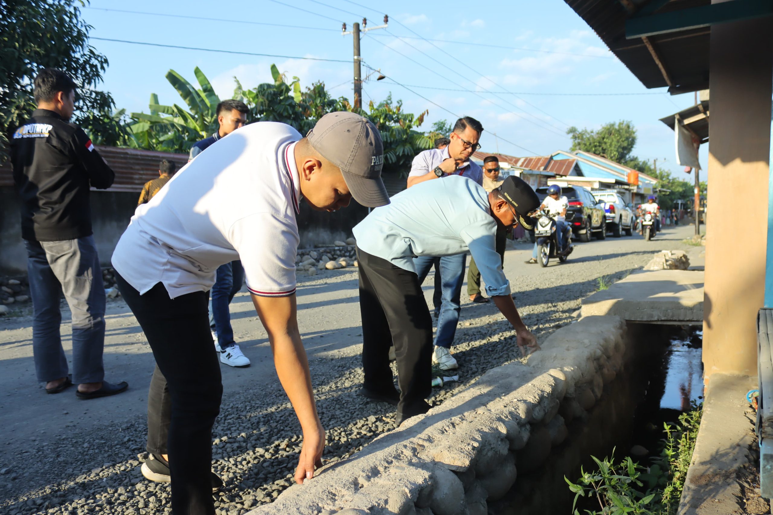 Pengerjaan Proyek di Galesong Utara Bermasalah, Pj. Bupati Takalar : Harus di Perbaiki