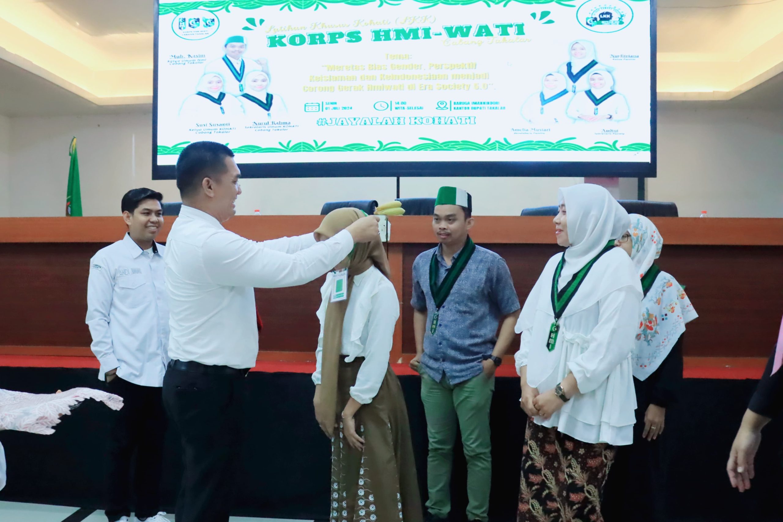 Sekda Takalar wakili Pj. Bupati buka Latihan Khusus Kohati (LKK) Tingkat Nasional