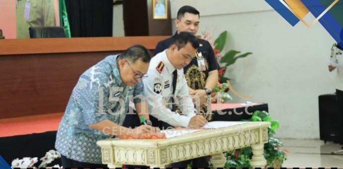 Bupati Takalar dan Balai Pemasyarakatan Kelas I Makassar Teken PKS Pidana Kerja Sosial